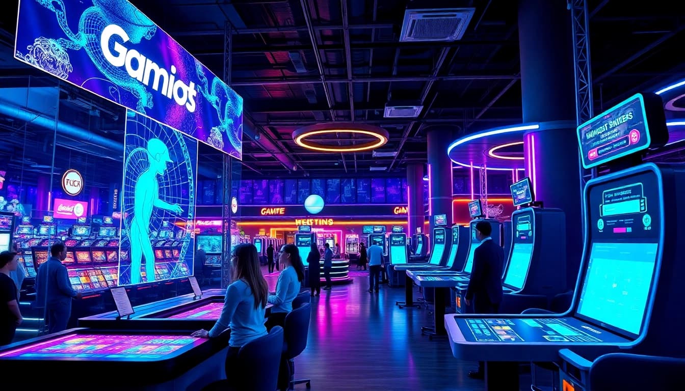 New Technology transforms the casino gaming experience with futuristic designs and interactive interfaces.