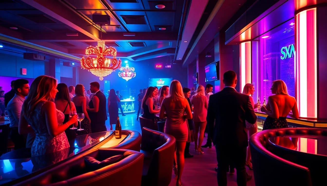 Club SXM offers vibrant nightlife with stunning dancers, premium drinks, and an electric atmosphere.