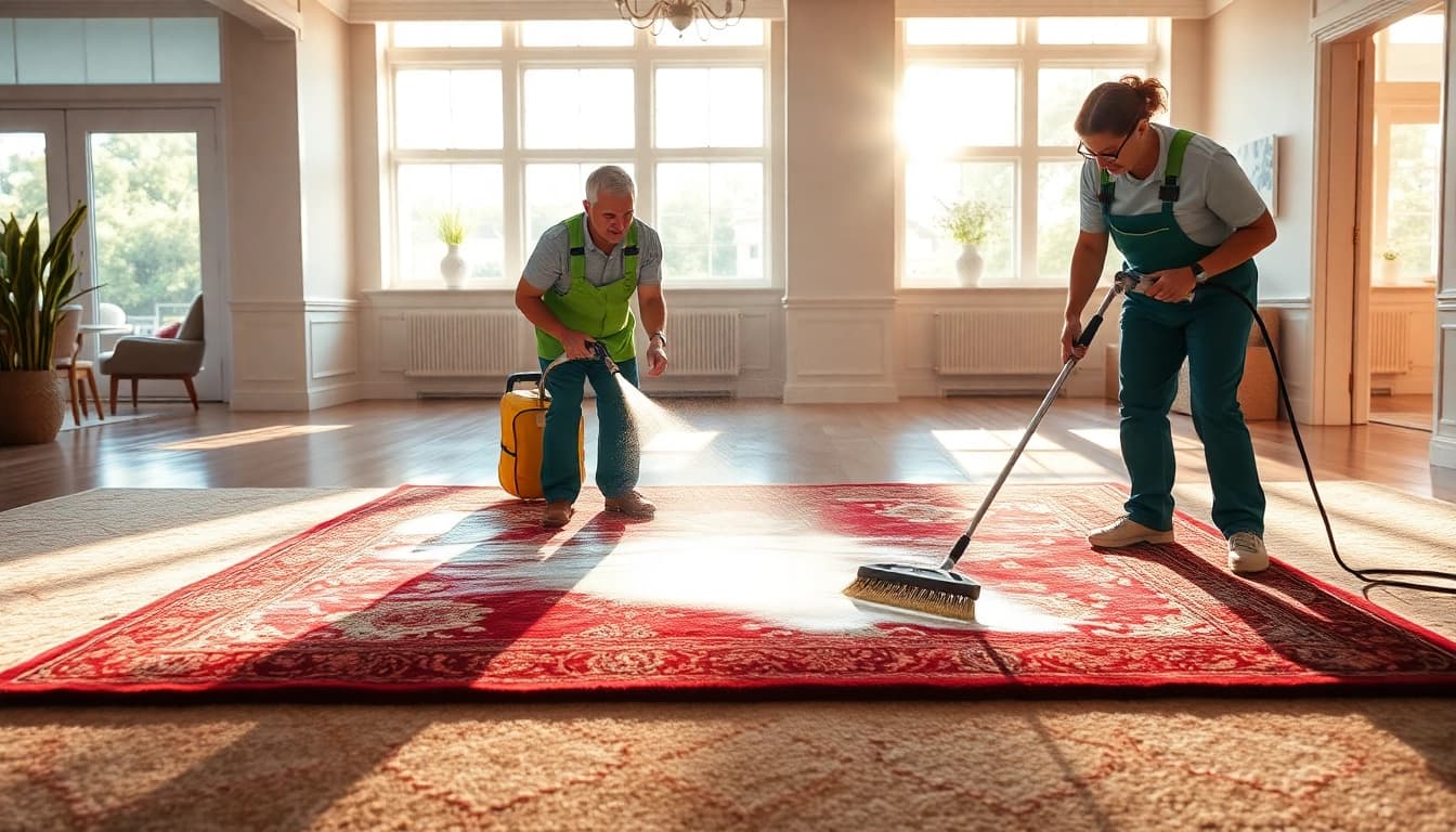 Professional Lavaggio tappeto Milano service restoring vibrant colors in a cherished rug.
