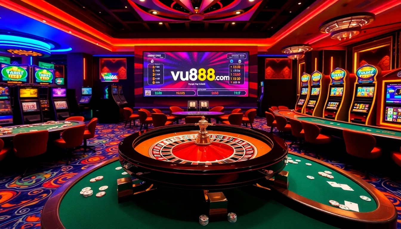 Experience the excitement at https://vua88h.com/ with dynamic casino games and vibrant atmosphere.