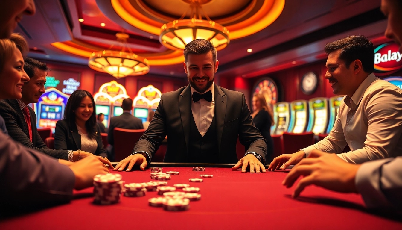 Experience the thrill of poker at 8day.cn.com with excited players and dazzling casino elements.