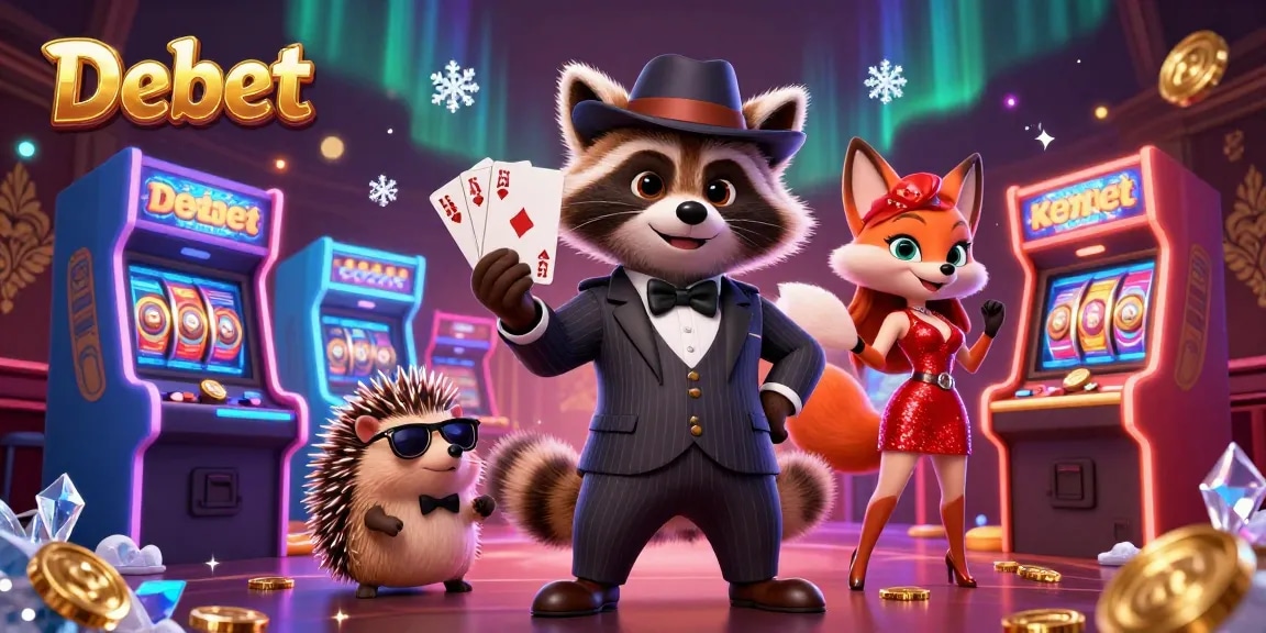 Debet offers exciting 3D casino game experiences with engaging characters and vibrant visuals.