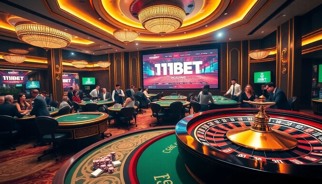 Experience high-stakes excitement at 11BET with dynamic casino games and vibrant atmosphere.