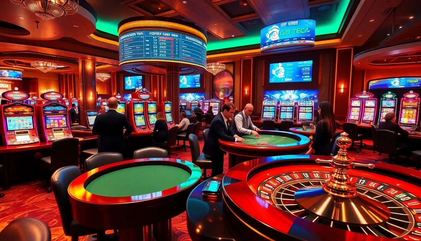 Experience the thrill of gambling at GG88 Tech with exciting slot machines and poker tables.