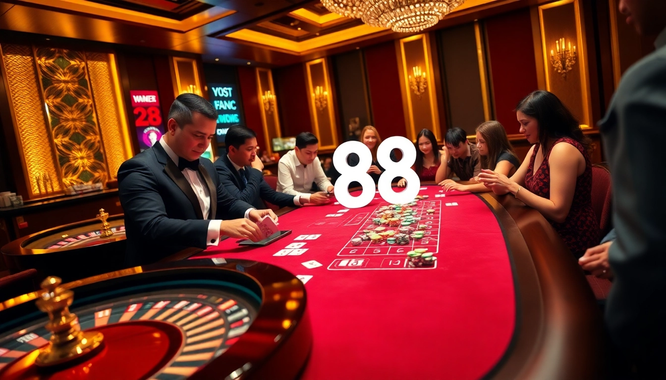 Experience thrilling action at w88 nhanh with a vibrant poker setup and luxurious casino ambiance.