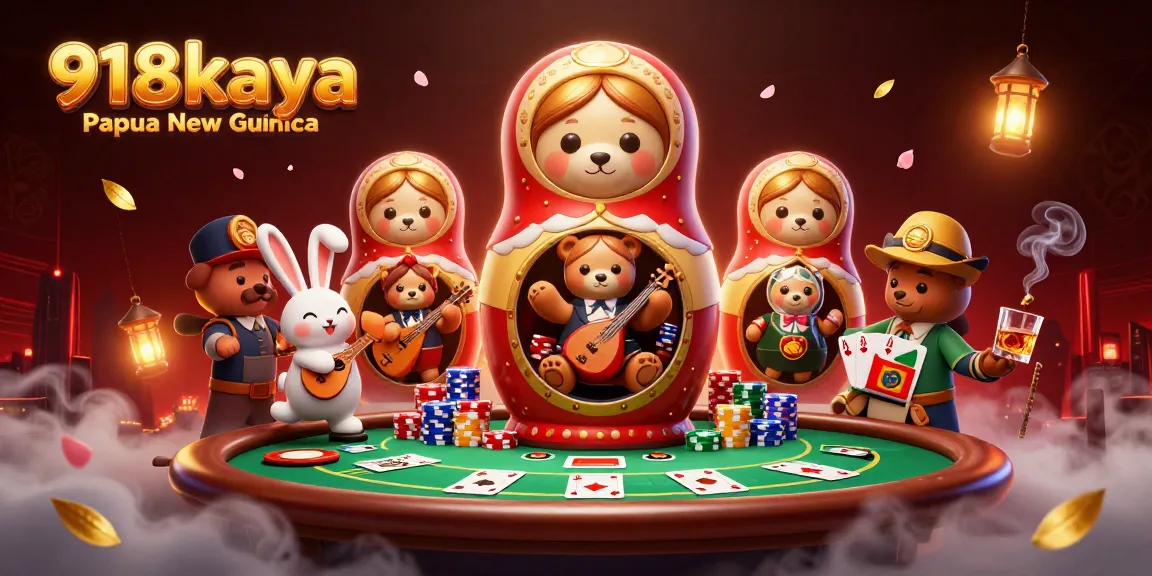 Engage in thrilling gameplay with 918kaya Papua New Guinea's exciting casino scene illustrated.