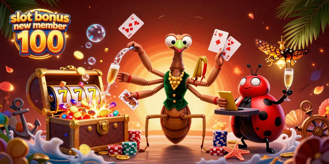 Menang dengan slot bonus anggota baru 100 melalui jackpot dan suasana kasino yang menarik.