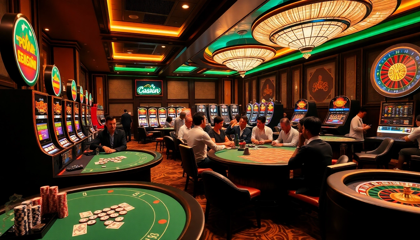 Experience thrilling moments at Nhà cái 33win with vibrant casino games featuring luxury tables.