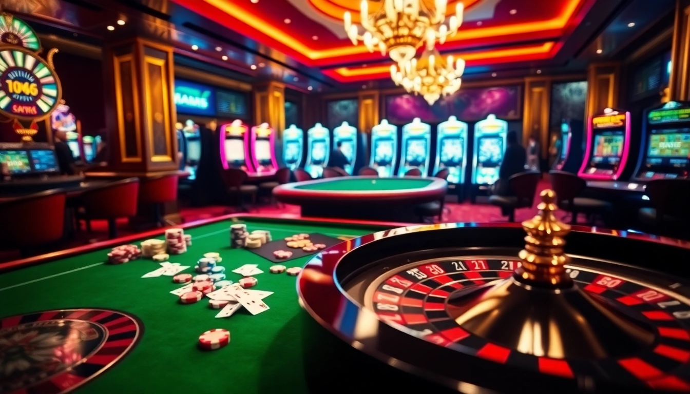 Experience the thrilling ambiance of xx88's luxury casino with roulette and poker.