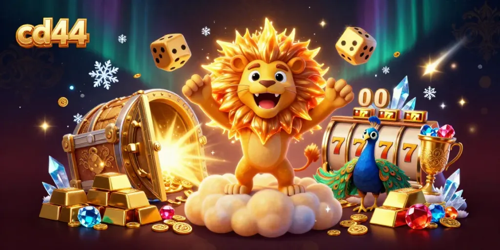 Experience thrilling gambling adventures with cd44 in this vibrant casino scene.