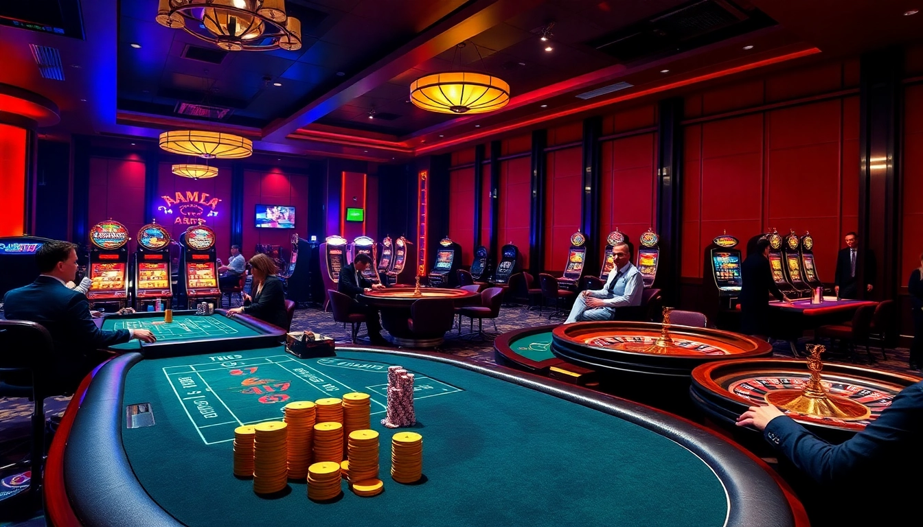 Experience the thrill of gambling at https://topxx88.com/ with vibrant casino tables and engaging players.