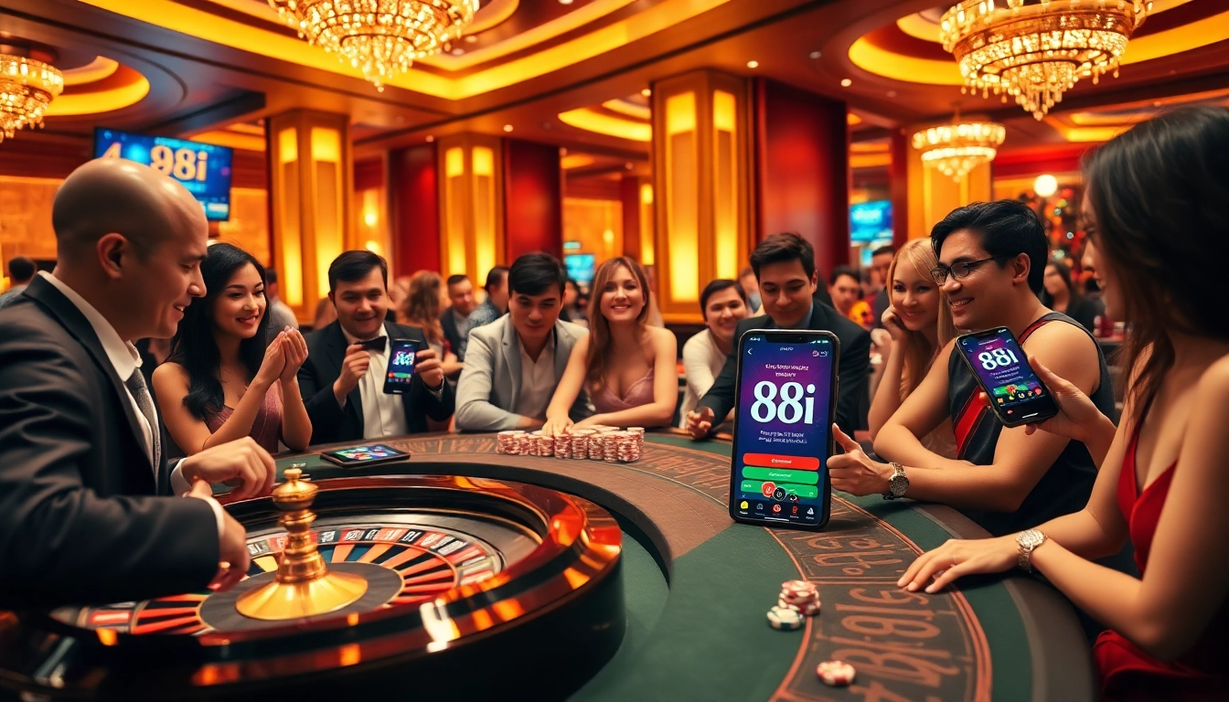 Experience thrilling gameplay at the 88i casino with vibrant tables and exciting games.