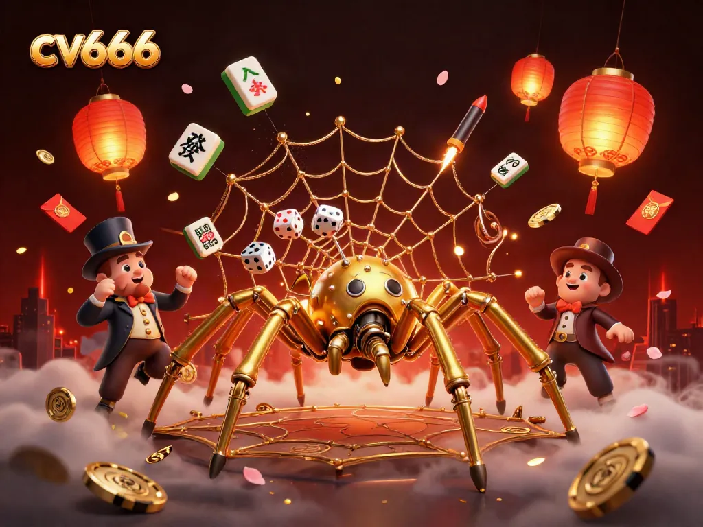 Experience the thrill of cv666 with a dynamic illustration featuring steampunk characters and game elements.