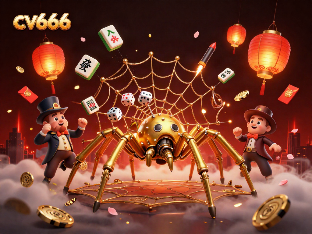 Experience the thrill of cv666 with a dynamic illustration featuring steampunk characters and game elements.