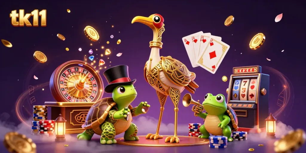 Experience thrilling casino moments with tk11 at a vibrant 1920s speakeasy, featuring enchanting characters and dynamic game elements.
