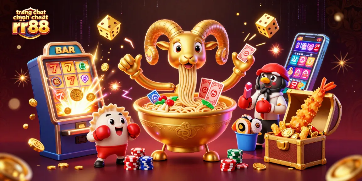 Engage with thrilling games on trang chủ chính thức rr88, featuring vibrant casino characters and elements.