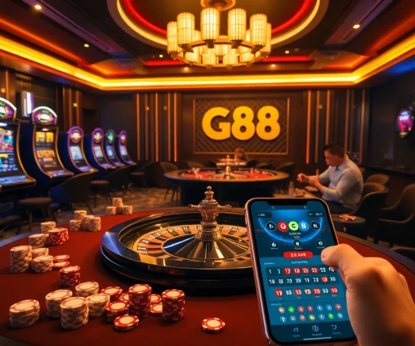 Experience the thrill of winning at GG88 casino, featuring vibrant tables and exciting games.