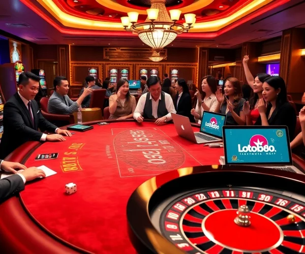 Experience the thrill of high-stakes gaming at loto188.gb.net with vibrant casino visuals and engaging players.