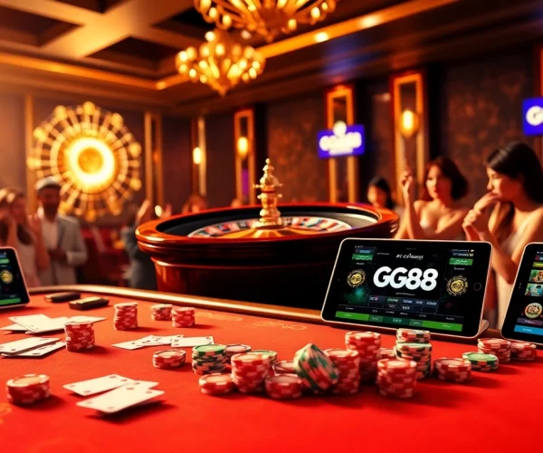 Experience the excitement of GG88 with vibrant casino games and betting action.